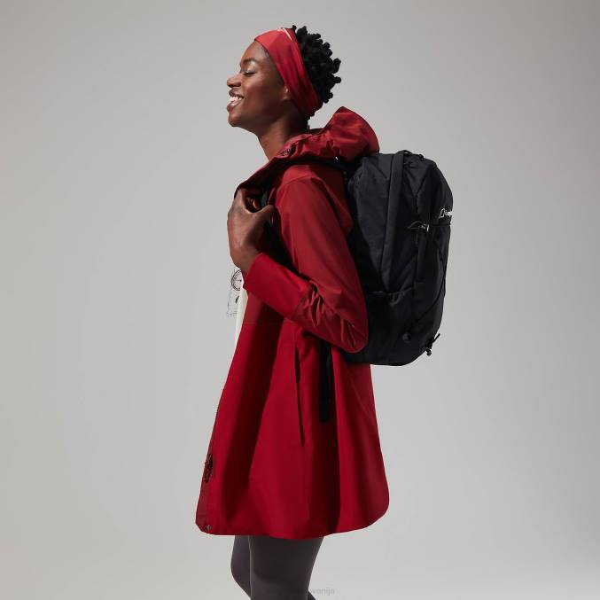 Berghaus ženske dolga jakna omeara 6JTH324 oblačila temno rdeča