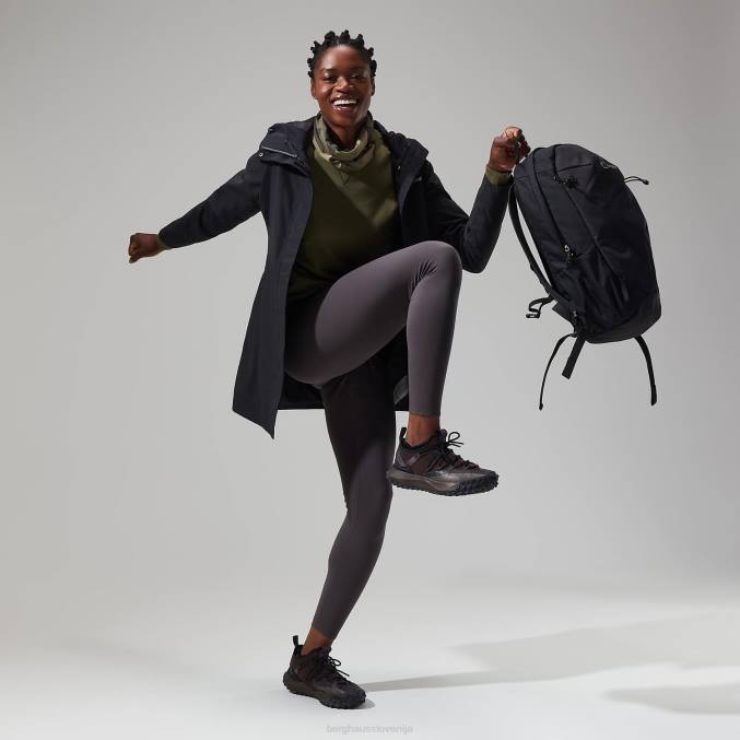 Berghaus ženske dolga jakna omeara 6JTH327 oblačila Črna