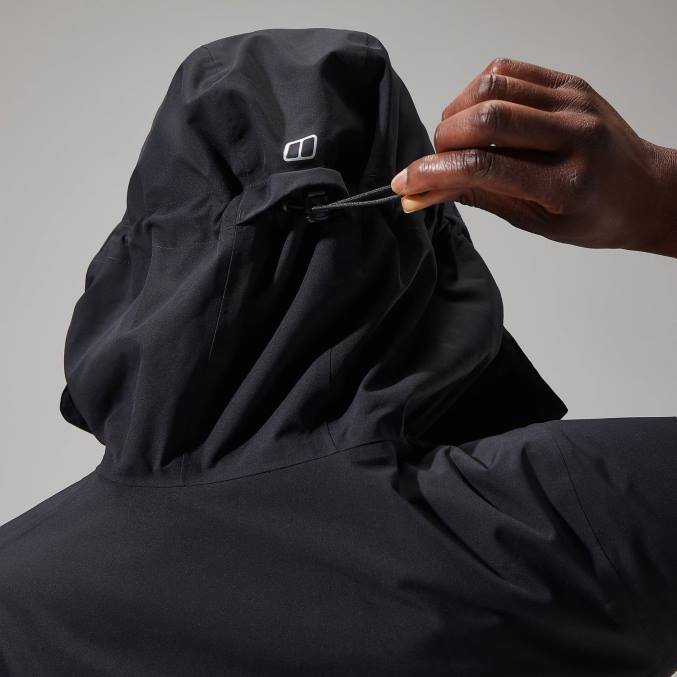 Berghaus ženske dolga jakna omeara 6JTH327 oblačila Črna