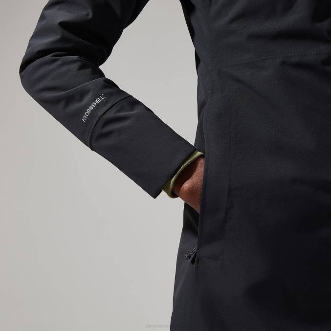 Berghaus ženske dolga jakna omeara 6JTH327 oblačila Črna