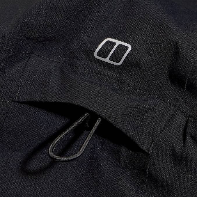 Berghaus ženske dolga jakna omeara 6JTH327 oblačila Črna