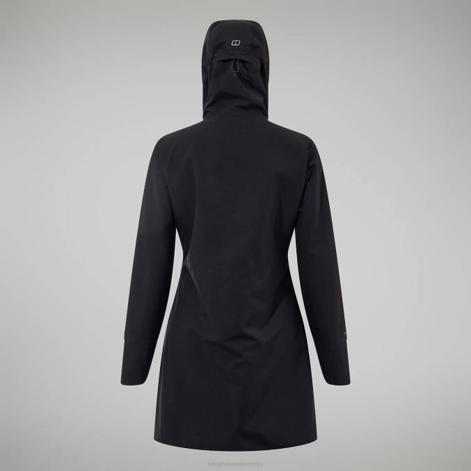 Berghaus ženske dolga jakna omeara 6JTH327 oblačila Črna