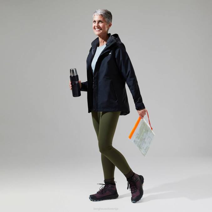 Berghaus ženske elara gemini jakna 3v1 6JTH304 oblačila Črna