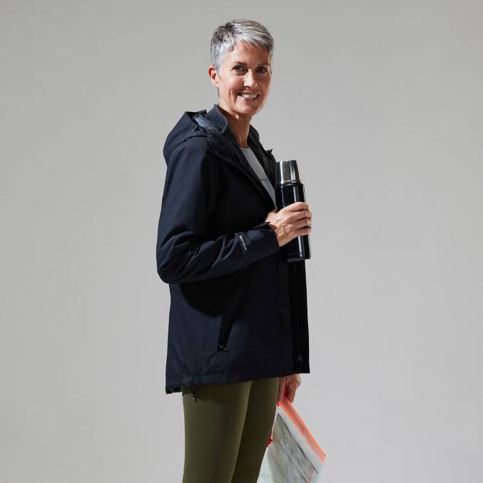 Berghaus ženske elara gemini jakna 3v1 6JTH304 oblačila Črna