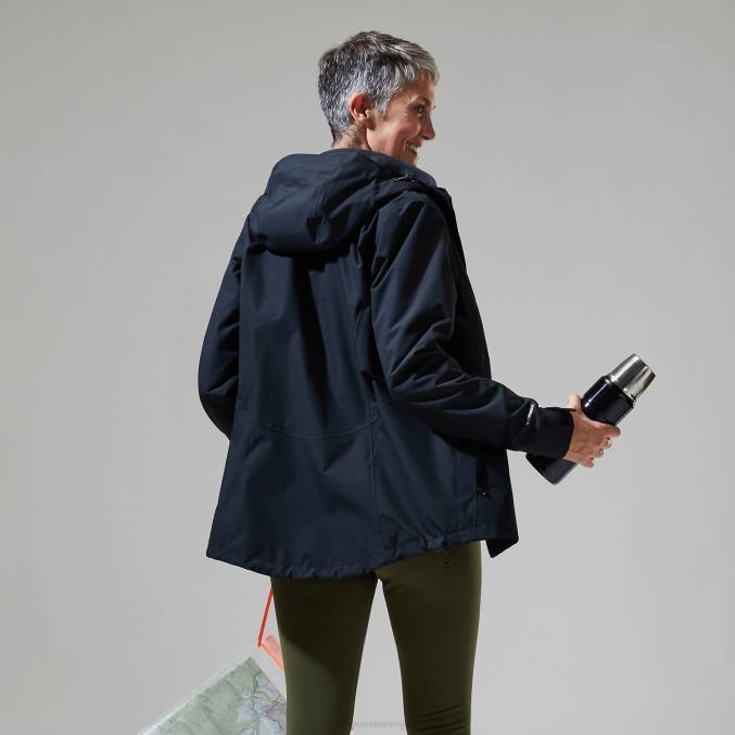 Berghaus ženske elara gemini jakna 3v1 6JTH304 oblačila Črna