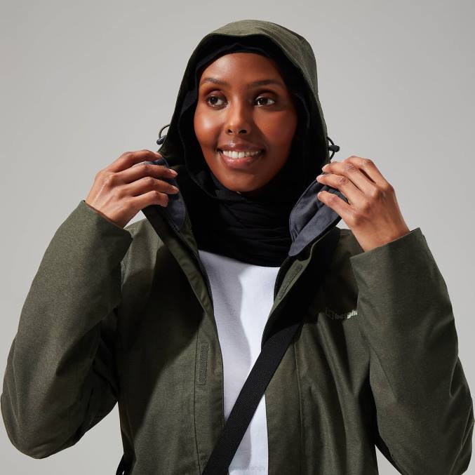 Berghaus ženske elara gemini jakna 3v1 6JTH305 oblačila zelena