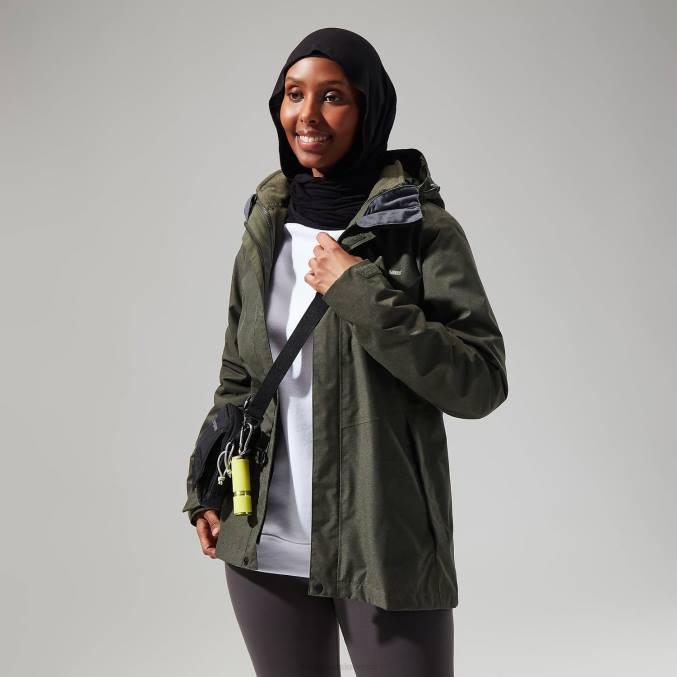 Berghaus ženske elara gemini jakna 3v1 6JTH305 oblačila zelena