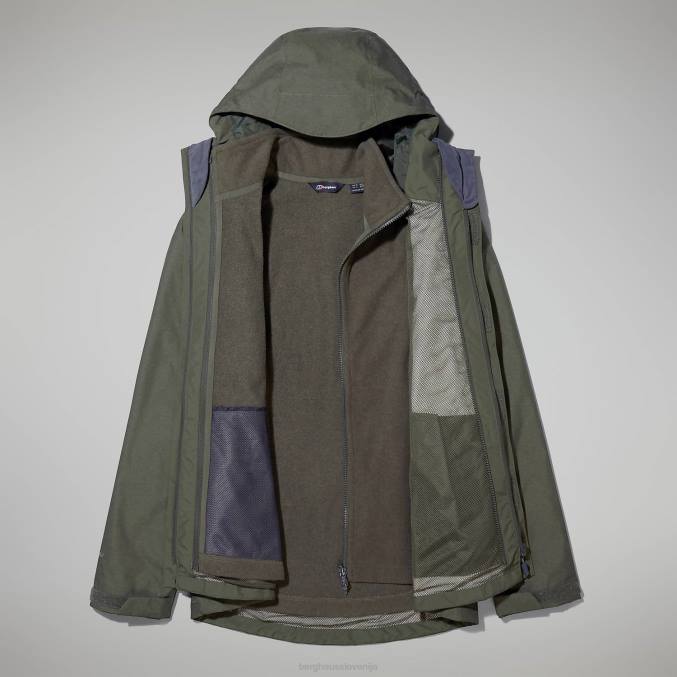 Berghaus ženske elara gemini jakna 3v1 6JTH305 oblačila zelena