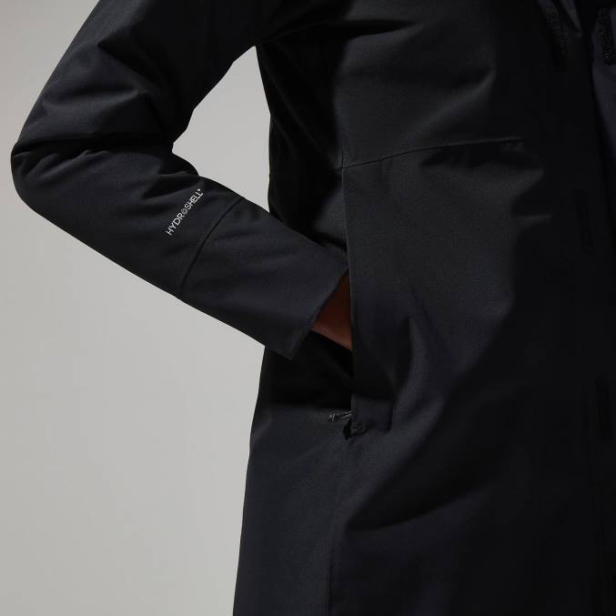 Berghaus ženske hinderwick jakna 6JTH310 oblačila Črna