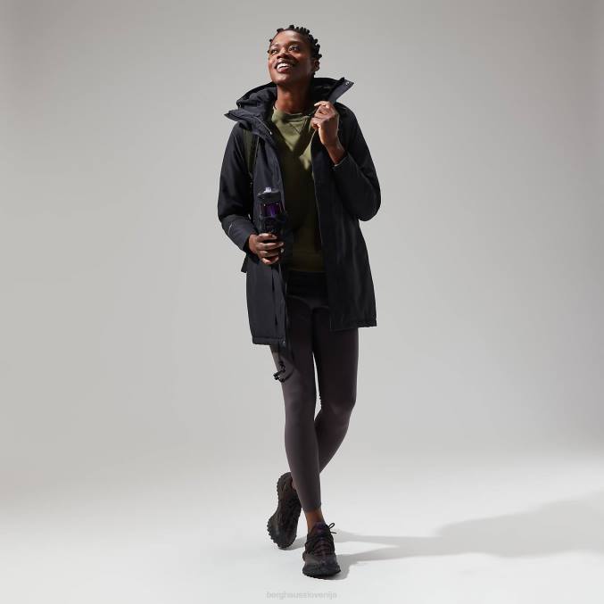 Berghaus ženske hinderwick jakna 6JTH310 oblačila Črna