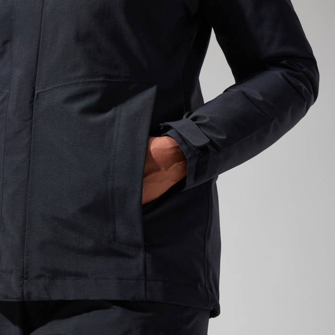 Berghaus ženske interaktivna jakna hillwalker 6JTH331 oblačila Črna