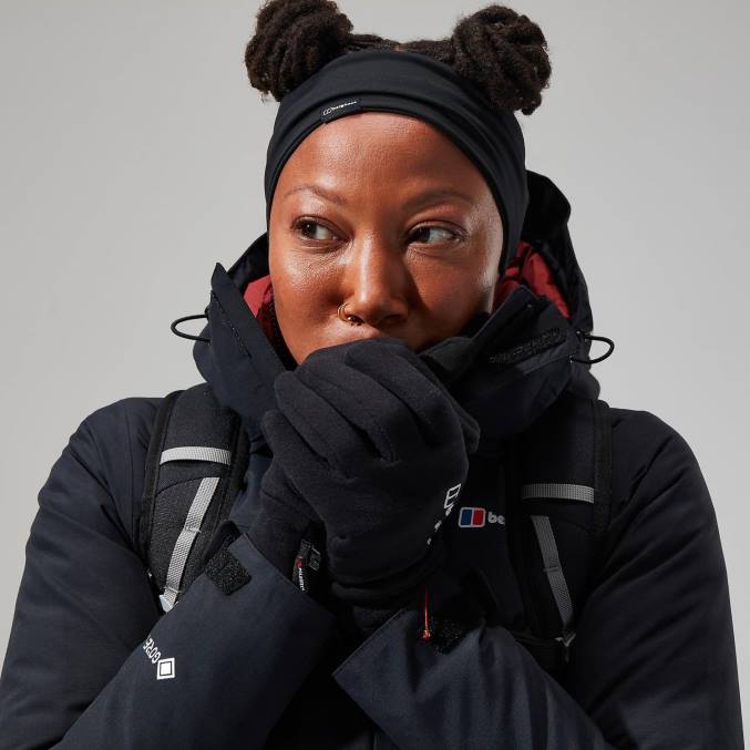 Berghaus ženske interaktivna jakna hillwalker 6JTH331 oblačila Črna