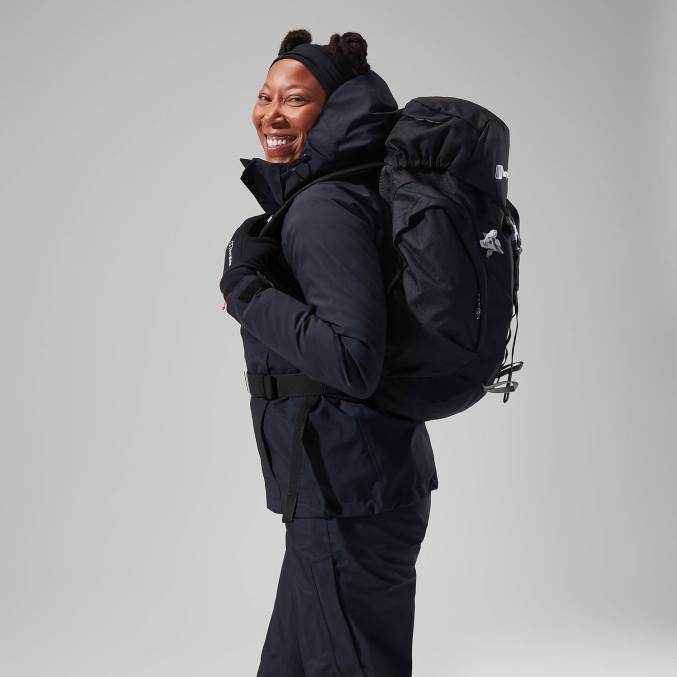 Berghaus ženske interaktivna jakna hillwalker 6JTH331 oblačila Črna