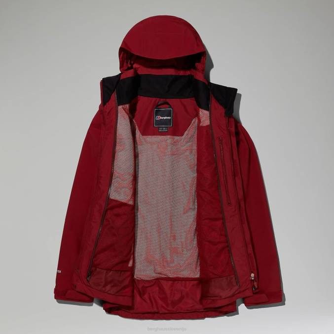 Berghaus ženske interaktivna jakna hillwalker 6JTH332 oblačila temno rdeča