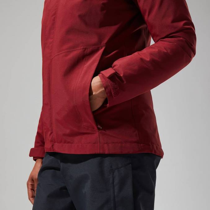 Berghaus ženske interaktivna jakna hillwalker 6JTH332 oblačila temno rdeča