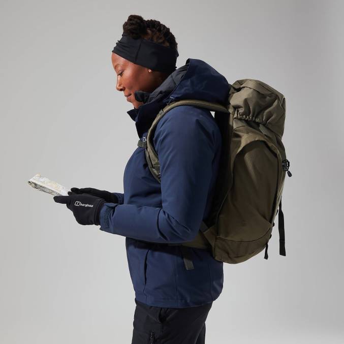 Berghaus ženske interaktivna jakna hillwalker 6JTH333 oblačila temno modra