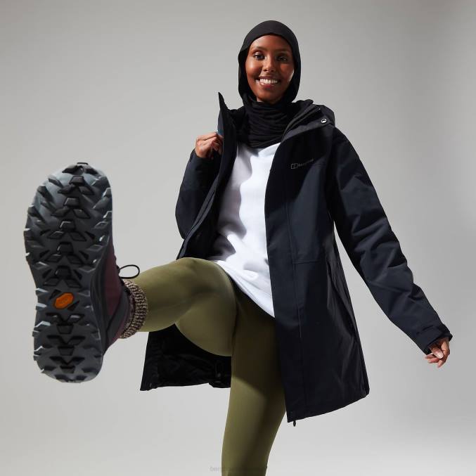 Berghaus ženske jakna 3v1 monic gemini 6JTH343 oblačila Črna