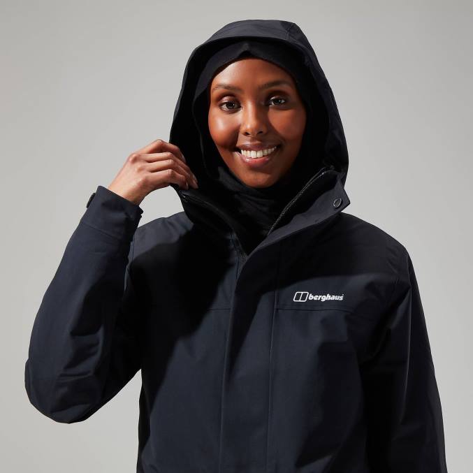 Berghaus ženske jakna 3v1 monic gemini 6JTH343 oblačila Črna