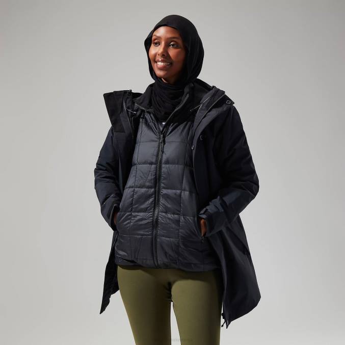 Berghaus ženske jakna 3v1 monic gemini 6JTH343 oblačila Črna