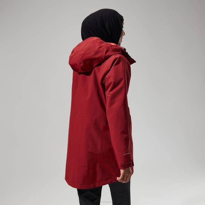 Berghaus ženske jakna 3v1 monic gemini 6JTH344 oblačila temno rdeča