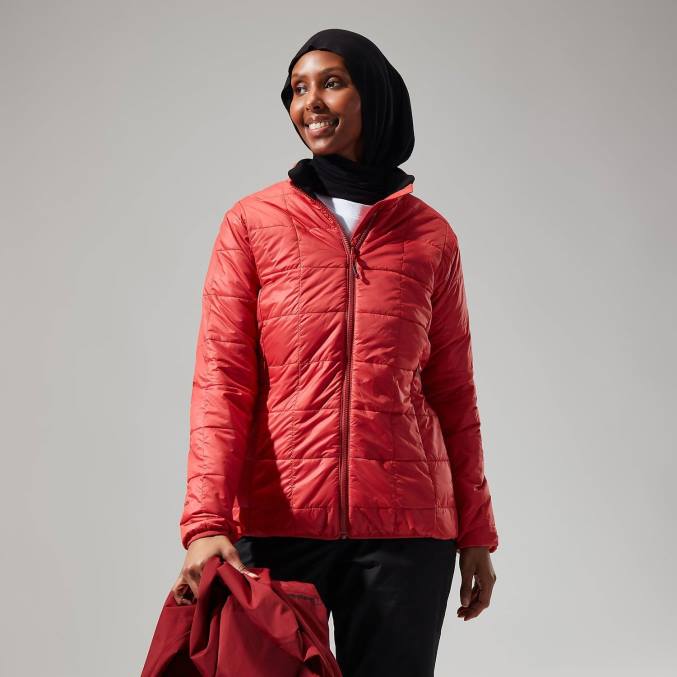 Berghaus ženske jakna 3v1 monic gemini 6JTH344 oblačila temno rdeča