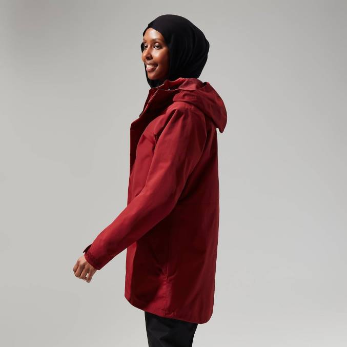 Berghaus ženske jakna 3v1 monic gemini 6JTH344 oblačila temno rdeča