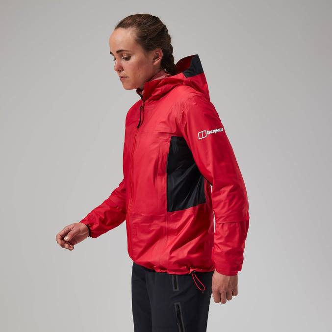 Berghaus ženske jakna mtn guide hyper alpha 6JTH341 oblačila goji berry/jet black