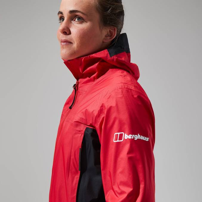 Berghaus ženske jakna mtn guide hyper alpha 6JTH341 oblačila goji berry/jet black
