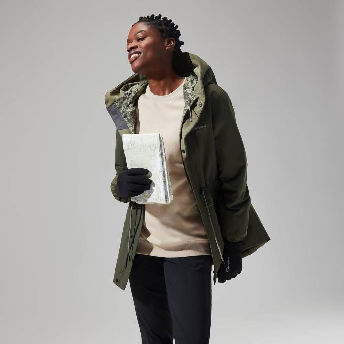 Berghaus ženske jakna s kapuco swirlhow 6JTH335 oblačila globoke globine