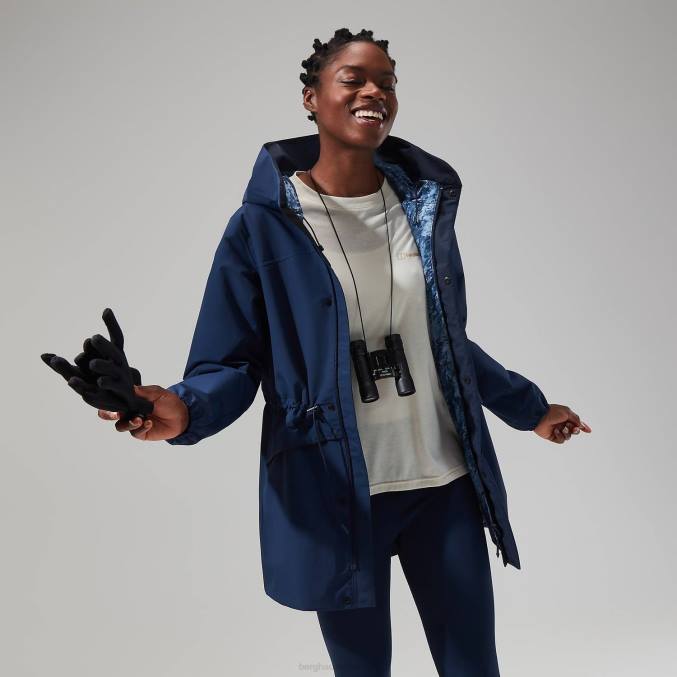 Berghaus ženske jakna s kapuco swirlhow 6JTH336 oblačila mrak