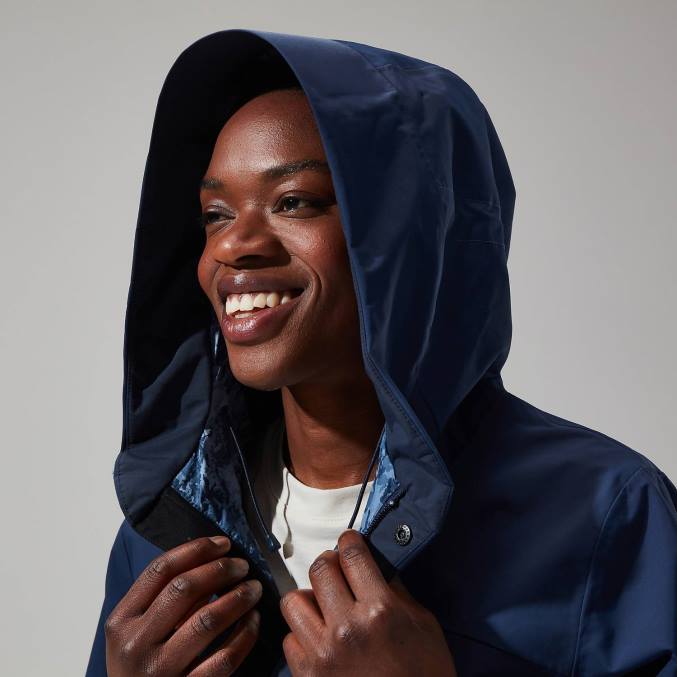 Berghaus ženske jakna s kapuco swirlhow 6JTH336 oblačila mrak