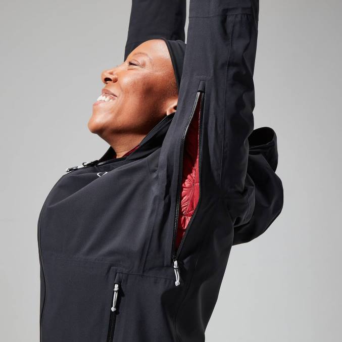 Berghaus ženske mehan zračna jakna 6JTH345 oblačila Črna