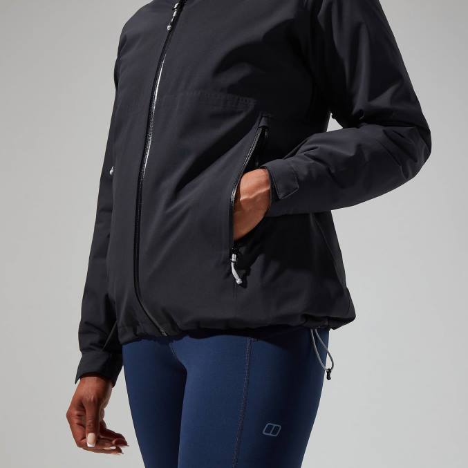 Berghaus ženske mehan zračna jakna 6JTH345 oblačila Črna