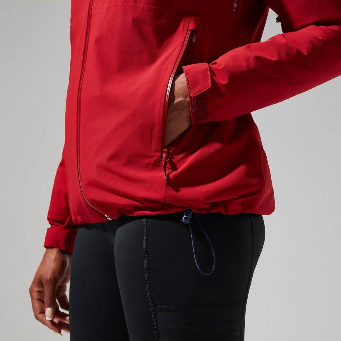 Berghaus ženske mehan zračna jakna 6JTH352 oblačila temno rdeča