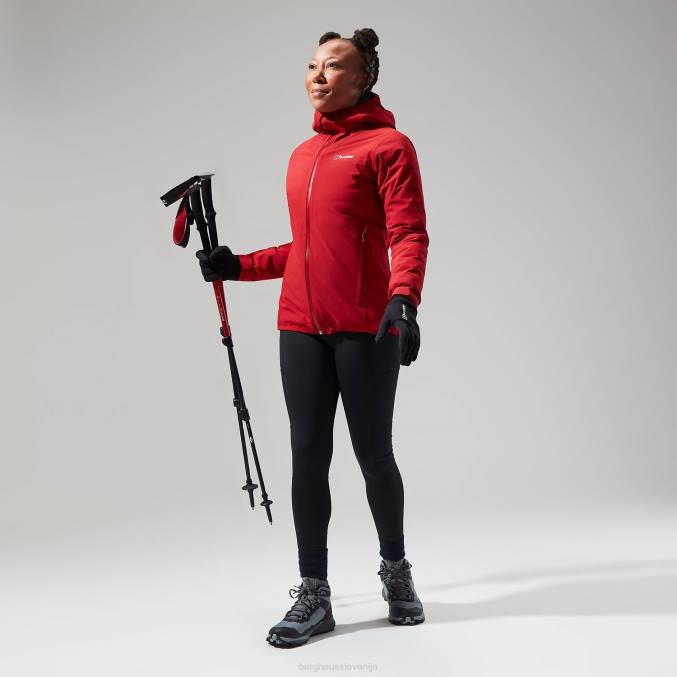 Berghaus ženske mehan zračna jakna 6JTH352 oblačila temno rdeča