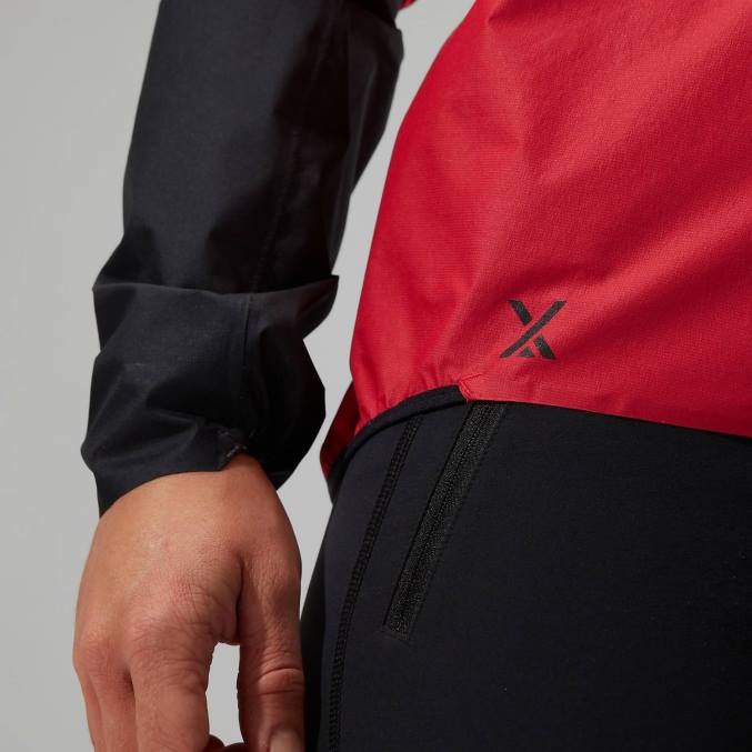 Berghaus ženske mtn guide hyper lt jakna 6JTH346 oblačila rdeča/črna