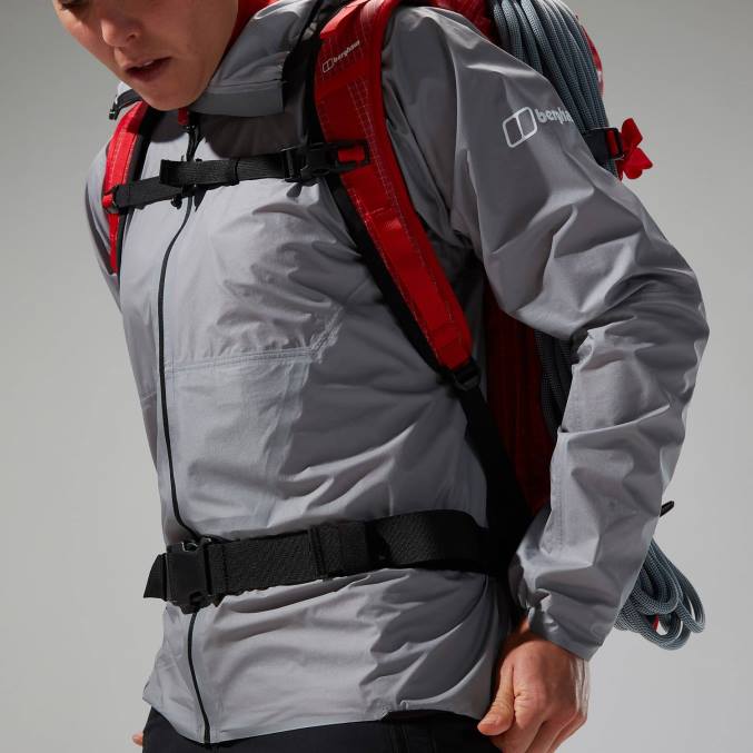 Berghaus ženske mtn guide hyper lt jakna 6JTH347 oblačila siva