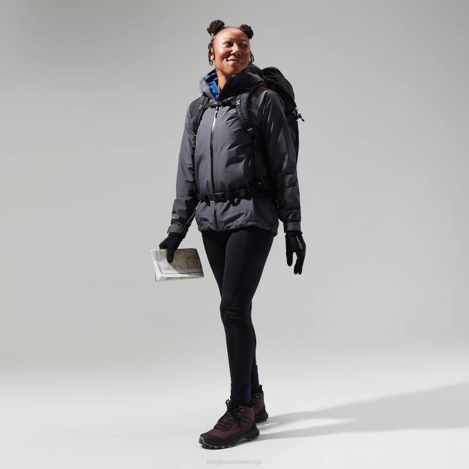 Berghaus ženske paclite dynak jakna 6JTH320 oblačila Črna