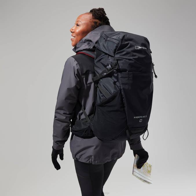 Berghaus ženske paclite dynak jakna 6JTH320 oblačila Črna