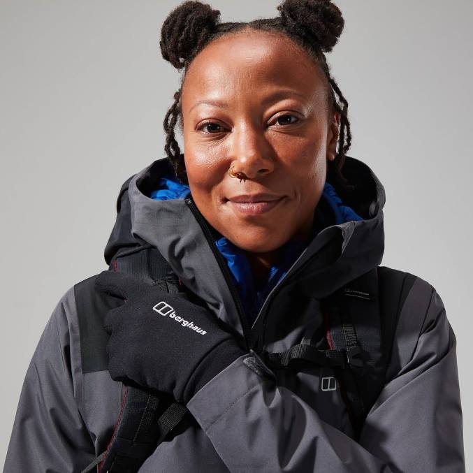 Berghaus ženske paclite dynak jakna 6JTH320 oblačila Črna