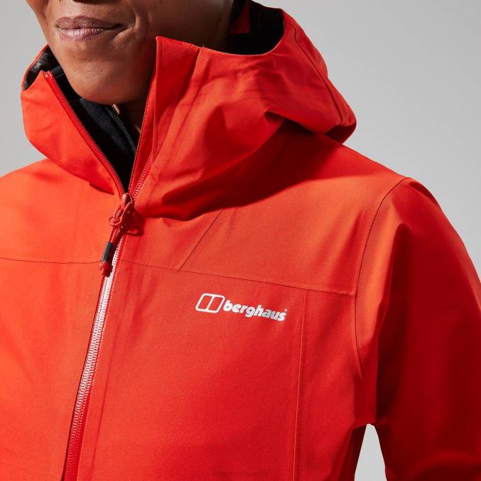 Berghaus ženske paclite dynak jakna 6JTH321 oblačila oranžna