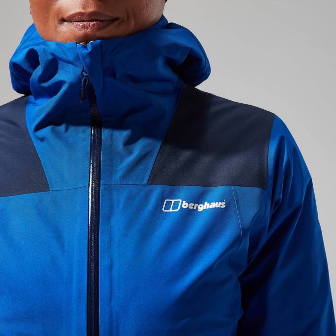 Berghaus ženske paclite dynak jakna 6JTH322 oblačila modra/temno modra