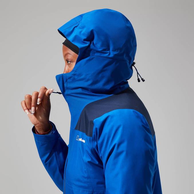 Berghaus ženske paclite dynak jakna 6JTH322 oblačila modra/temno modra