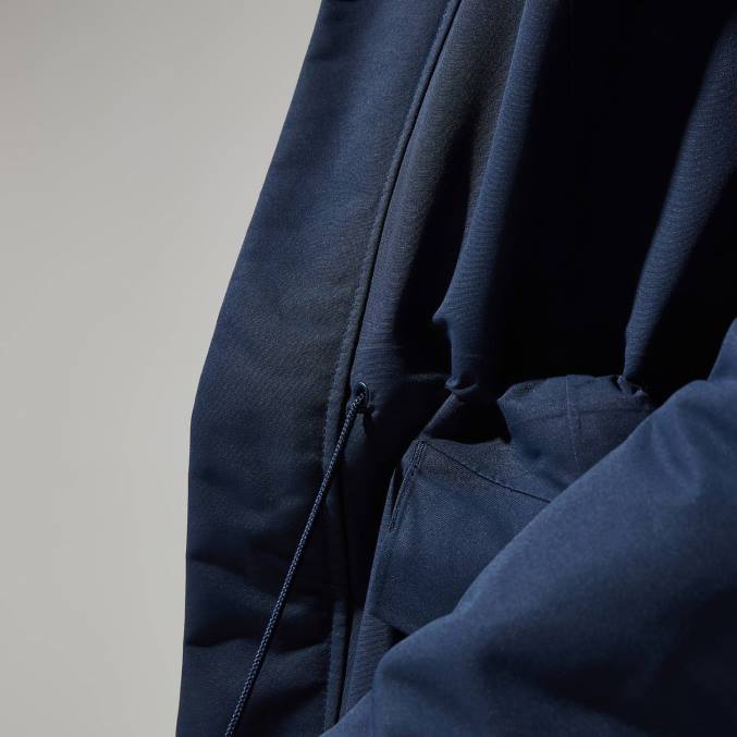 Berghaus ženske parka s kapuco foxghyll 6JTH315 oblačila mrak/bela kost