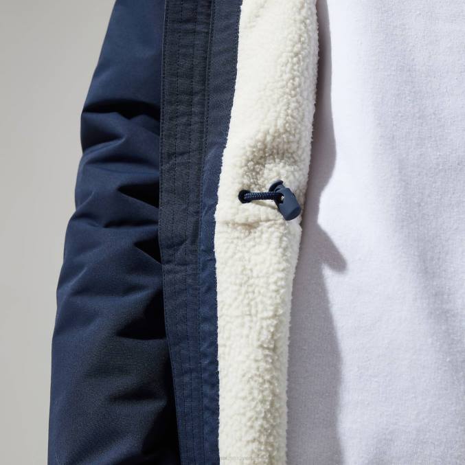 Berghaus ženske parka s kapuco foxghyll 6JTH315 oblačila mrak/bela kost