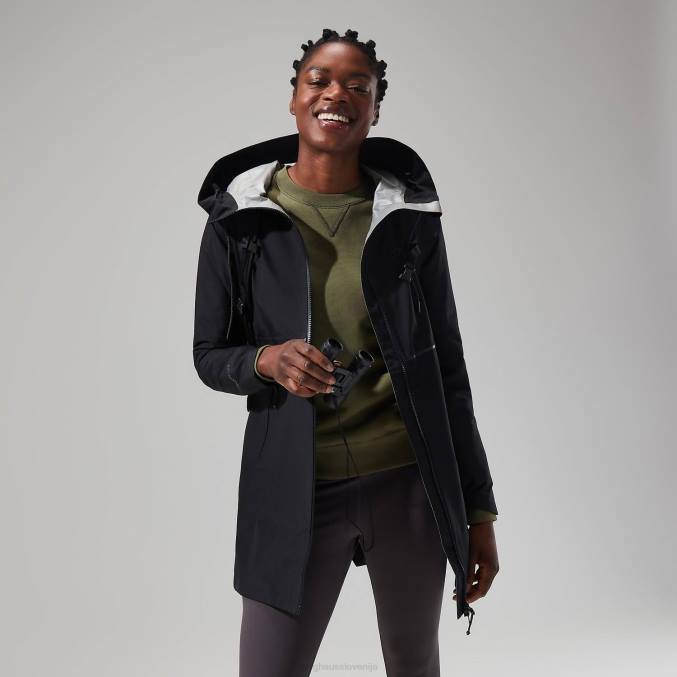 Berghaus ženske rothley jakna 6JTH306 oblačila Črna