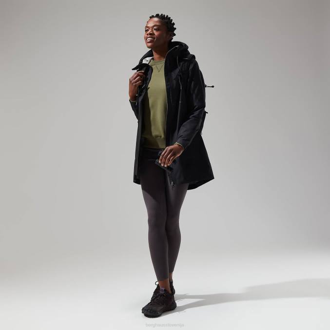 Berghaus ženske rothley jakna 6JTH306 oblačila Črna