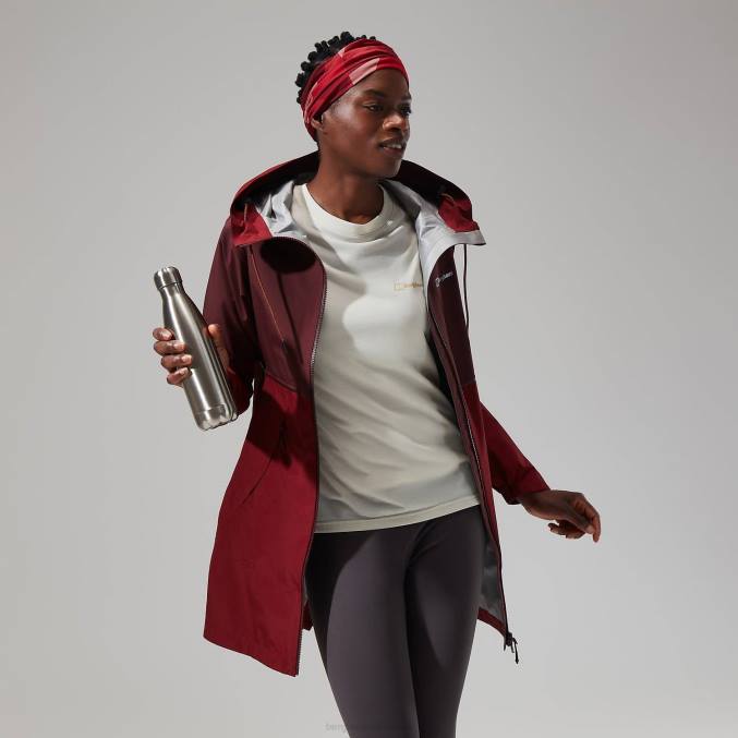 Berghaus ženske rothley jakna 6JTH309 oblačila rdeča