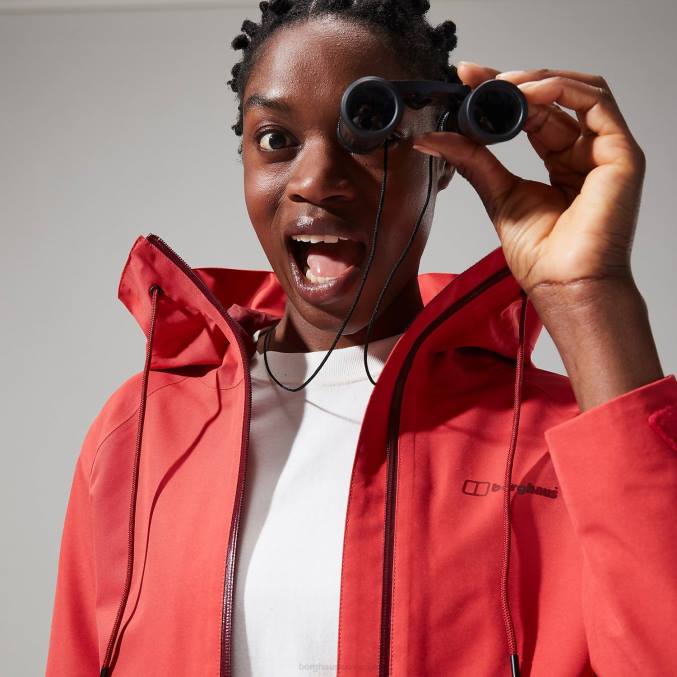 Berghaus ženske visok suknjič 6JTH319 oblačila rdeča