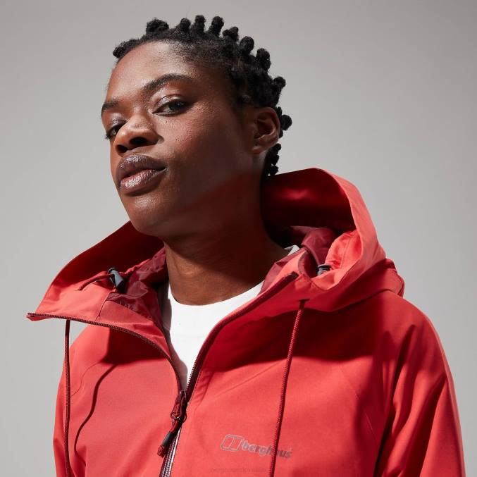 Berghaus ženske visok suknjič 6JTH319 oblačila rdeča